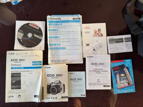 Canon EOS 300D / Digital Rebel 6.3MP Digital SLR Camera with 18-55 EFS lens - Picture 3 of 9