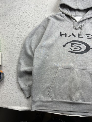 Vintage Men's Halo 5 Video Game Promo Hoodie Size XL Graphic Print Y2K Pullover - Picture 4 of 7