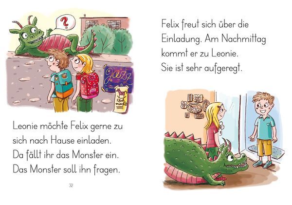 Thumbnail - Lesezug/1. Klasse: Leonie Und Das Mutmach-monster