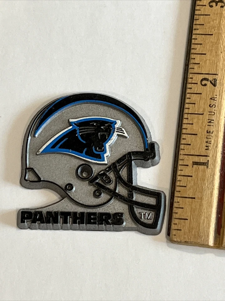 Vintage Rare 1990's NFL Standings Board Helmet Fridge Magnet Carolina Panthers - Image 4 of 4