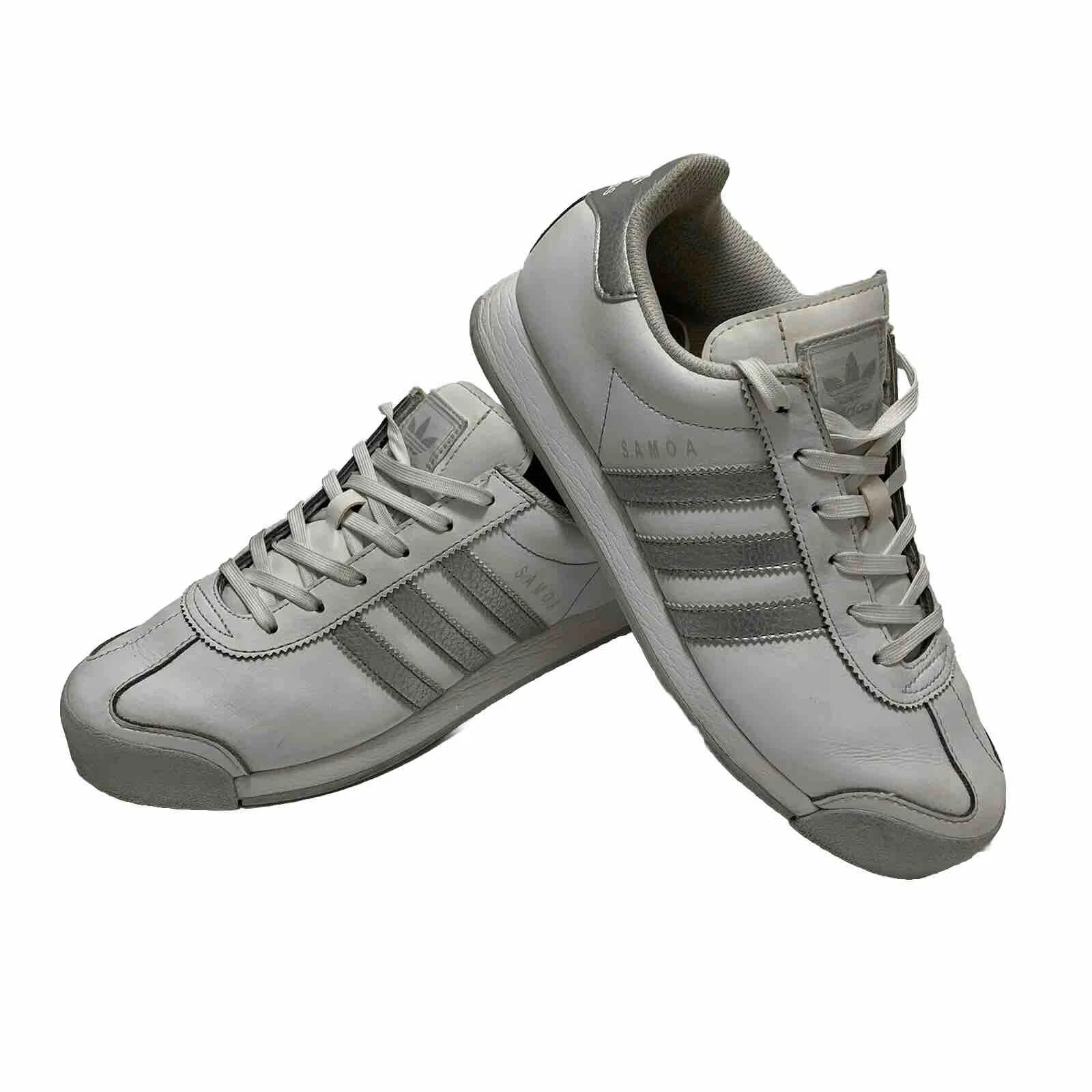 Scarpe da calcio donna Adidas Samoa bianco argento metallizzato AQ7912 TAGLIA US 8 5