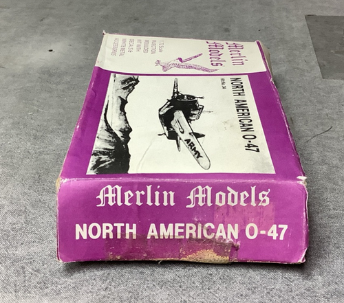 Vintage Merlin Models North American O-47 Model Kit - #34 - 1:72 - New/open box - Picture 5 of 7