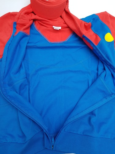 Super Nintendo World Mario Hoodie With Cap Universal Studios Medium Hooded Top - Picture 8 of 14