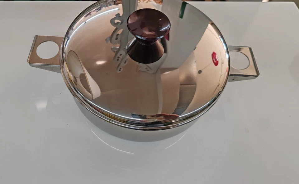 F.LLI CALDERONI CASSERUOLA CON COPERCHIO 20CM - Immagine 3 di 3