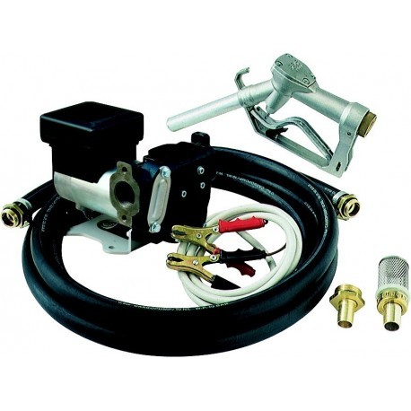 Panne de carburant évincée grâce à la pompe à gasoil 12V auto-amorçante 56L/min avec pistolet en métal