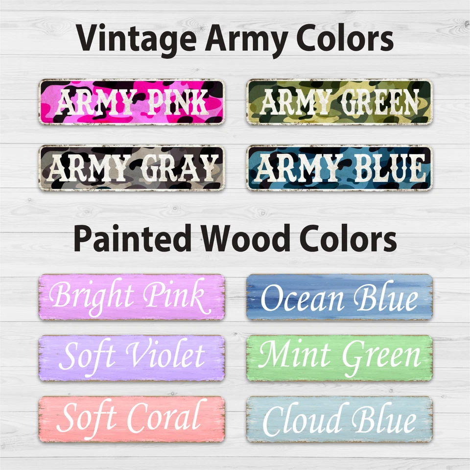 Custom Vintage Street Sign | Personalized Aluminum sign | 4 Sizes | Rustic Decor - Image 3 of 4