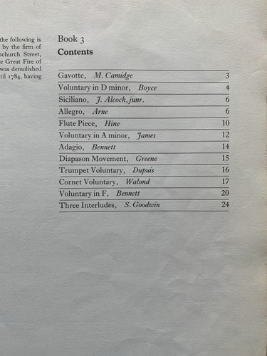 OLD ENGLISH ORGAN MUSIC FOR MANUALS Only Book 3 C H Trevor Church Voluntaries - Picture 2 of 8
