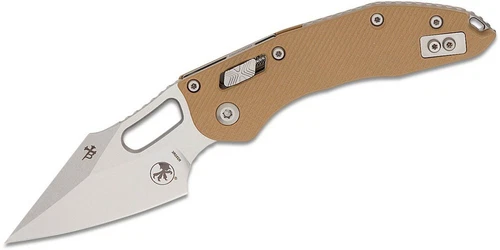 Microtech Manual Folding Knife Bohler M390MK Stonewashed Blade - 169RL-10FLGTTA