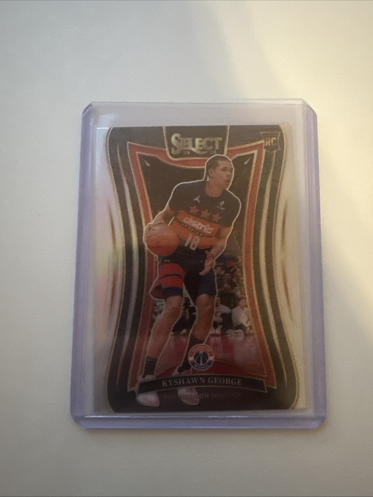 2024-25 Panini Select - Mezzanine Kyshawn George #374 Silver Prizm (RC)