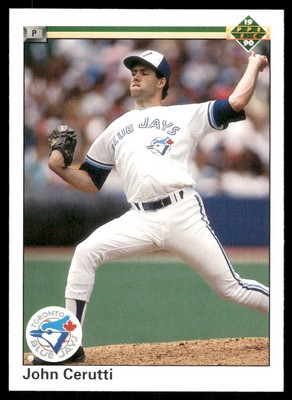 1990 Upper Deck #485 John Cerutti Toronto Blue Jays Baseball Card