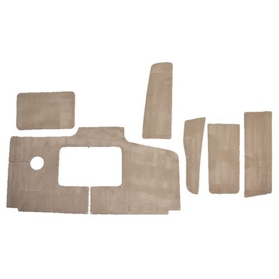 Cobalt Boat Snap-In Deck Mats 406806 | Beige Carpet (Set of 6)