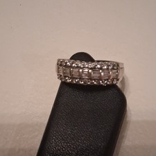 Diamond Wedding Anniversary Band Baguette Channel-Set Multiple Rows