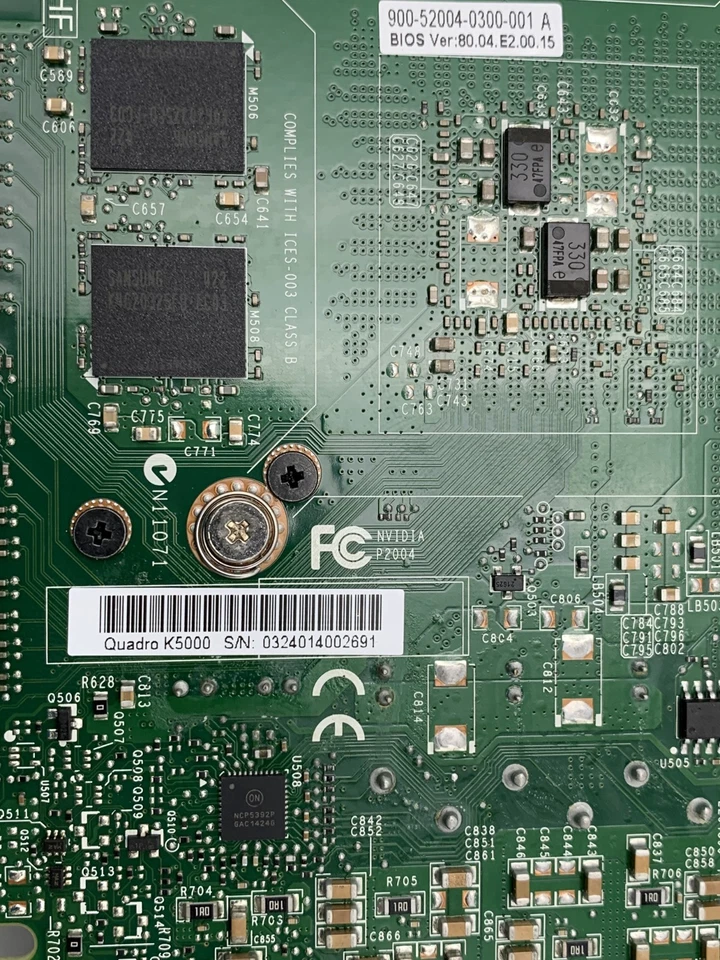 HP NVIDIA Quadro K5000 4GB GDDR5 PCIe Graphics Card 699126-002 DVI 2x DP - Image 3 of 4