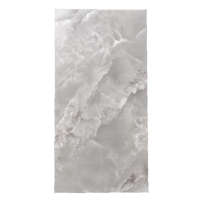 20 Pack Peel & Stick Marble Look Wall Tiles White Gray 12x24 Nominal
