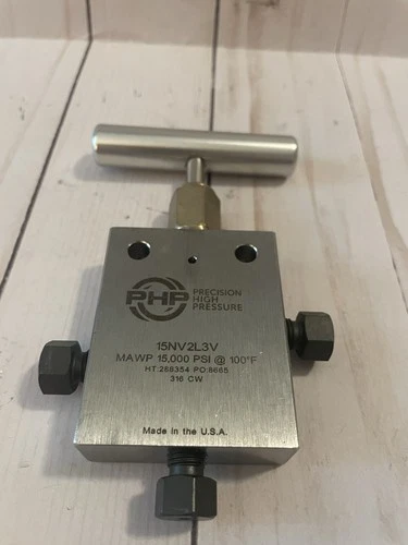PHP 1/4" 3-Way Needle Valve 15NV2L3V