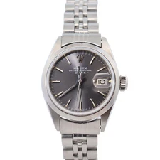Rolex Datejust 26mm Grey Dial Watch Ref# 69160