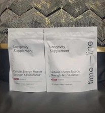 Pack of 2 Time-Line Longevity Supplement Mitopure Urolithin A 60 Softgels New!!!