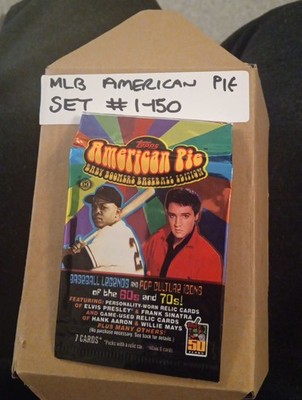 2001 Topps American Pie Baseball und Popkultur 150 Karten Set