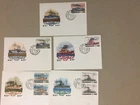 Set of five Russia SHIPS fdc