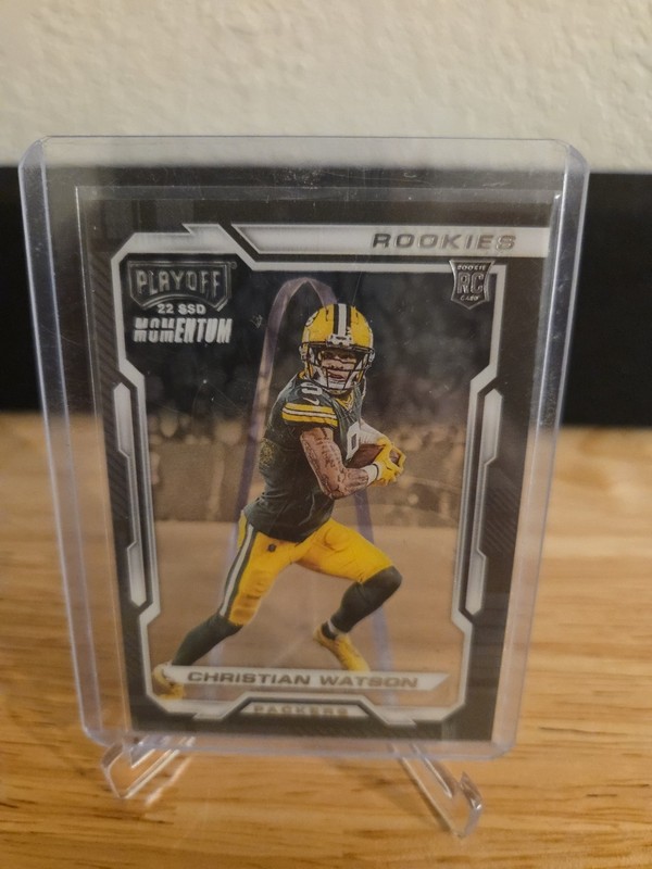 2022 Panini Chronicles - Playoff Momentum Rookies Christian Watson  (RC) Pakers