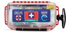 Marine Waterproof First Aid Kit for Boat, Kayak, Sailing Beach Medium, Red