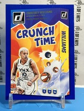 2025 Panini WNBA Donruss Courtney Williams Crunch Time Press Proof Blue Lynx