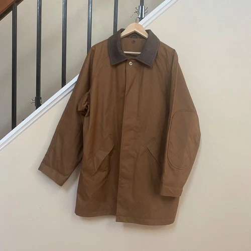 Atlantic Rancher Chore Jacket Coat Waxed Cotton Waterproof Vintage Size M image 4