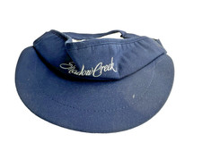 Shadow Creek Visor Las Vegas Nevada Golf Course Blue Adjustable Vintage Shadow Creek Visor Las Vegas Nevada Golf Course Blue Adjustable Vintage