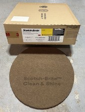 NEW 3M 9549 13 in. Scotch-Brite Clean and Shine Pad - pack of 5