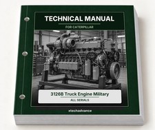 Technical Repair Manual Fits Caterpillar 3126b Truck Engine Military All Serials