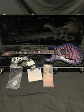 2024 PRS Wood Library Semi-Hollow Custom 24 Quilt 10-top Guitar Violet Blueburst