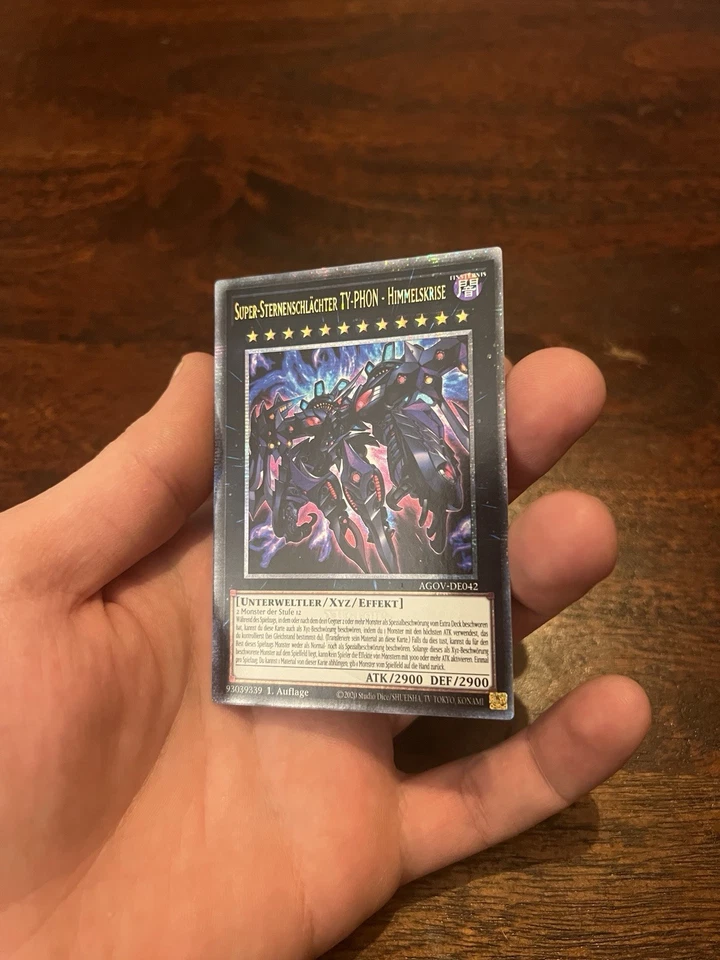 Yu-Gi-Oh! Super-Sternenschlächter TY-PHON - Himmelskrise AGOV-DE042 QCSR - Bild 2 von 4