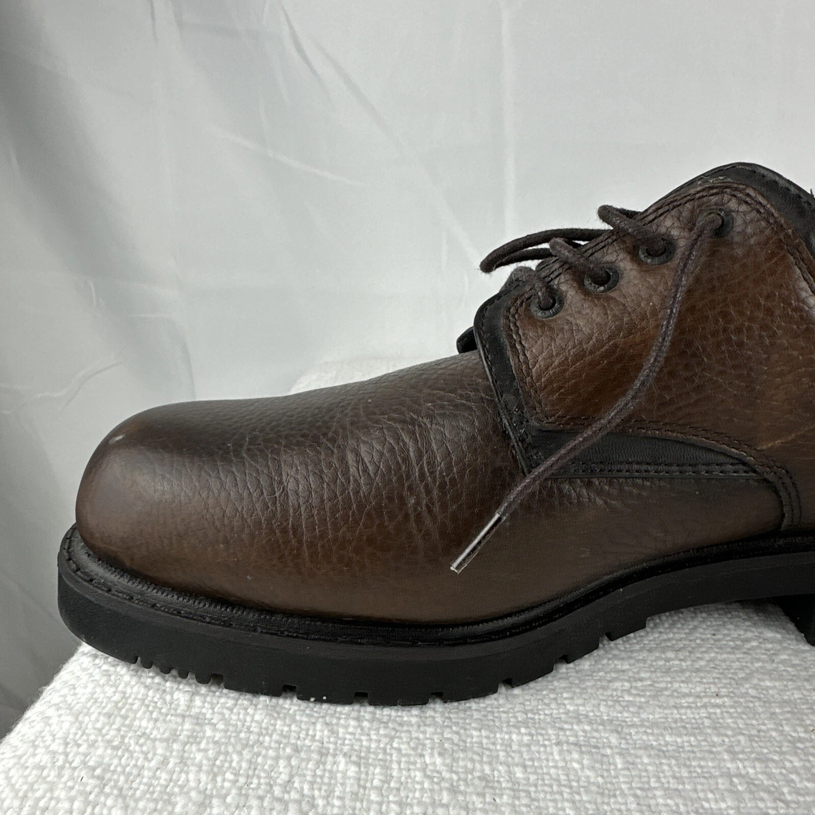 THOM BROWNE Scarpe Thom McAn Oxford cravatta punta tonda marrone uomo taglia 10 5 usate