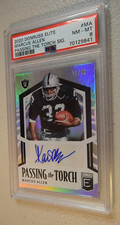 MARCUS ALLEN 2020 DONRUSS ELITE PASSING THE TORCH AUTOGRAPH AUTO /49 PSA 8