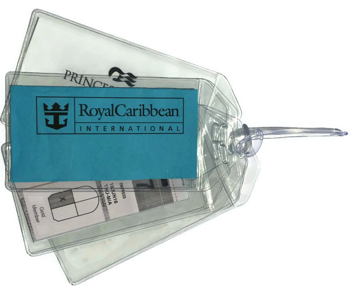 2 Cruise Luggage Tag Holder NCL, Carnival, Princess, Holland America eBay