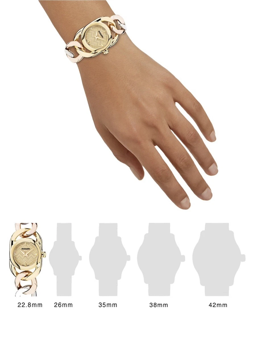 Missoni Gioiello Rose Gold 22.8MM Bracelet Watch | eBay