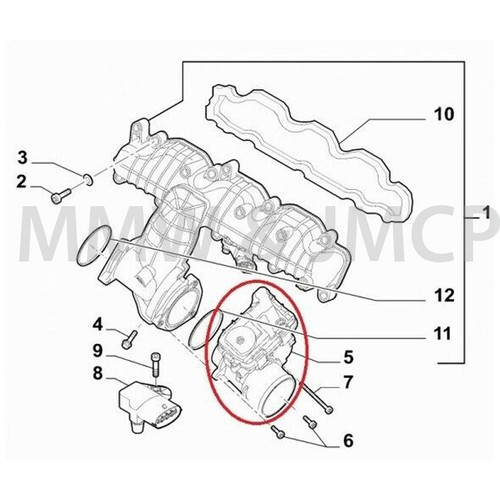 Throttle Body fits FIAT DUCATO IVECO DAILY 2011- 2.3 JTD Multijet EURO 5 6 OE ! - Picture 2 of 7
