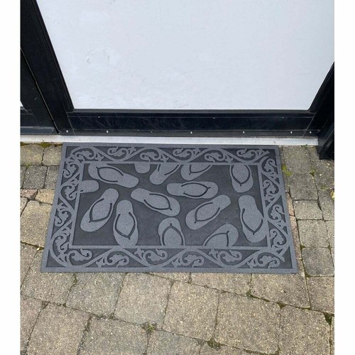 Shoe Scraper Doormat Stylish Indoor Outdoor Floor Mat Entrance Rug with Grit 2 - Picture 13 of 13