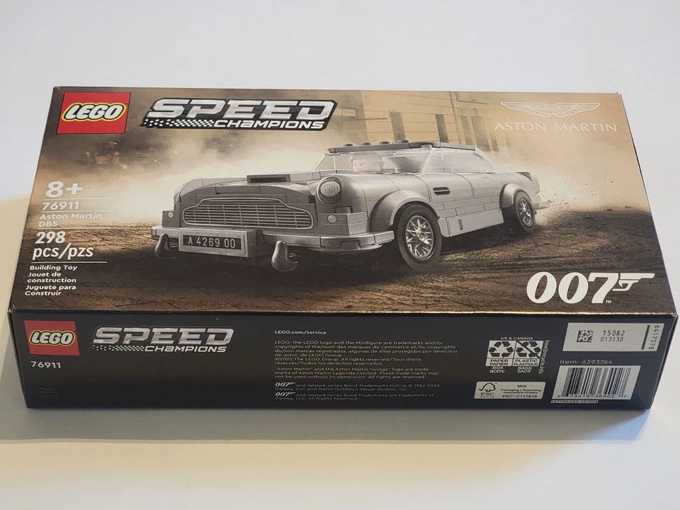 Lego 76911 Speed Champions 007 Aston Martin Factory Sealed NEW  - Image 2 of 4