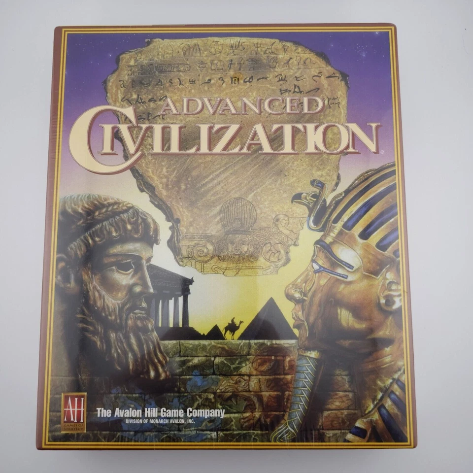 Avalon Hill's Advanced Civilization, 1996, Big Box, New & Sealed - Image 2 of 4