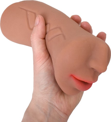 Schmatzende Taschenmuschi 3 in 1 (Mund + Vagina + Anal) Masturbator Sexspielzeug - Picture 2 of 9