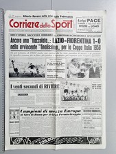 Poster Corriere Dello Sport 25 September 1958 Lazio Wins Coppa Italia New