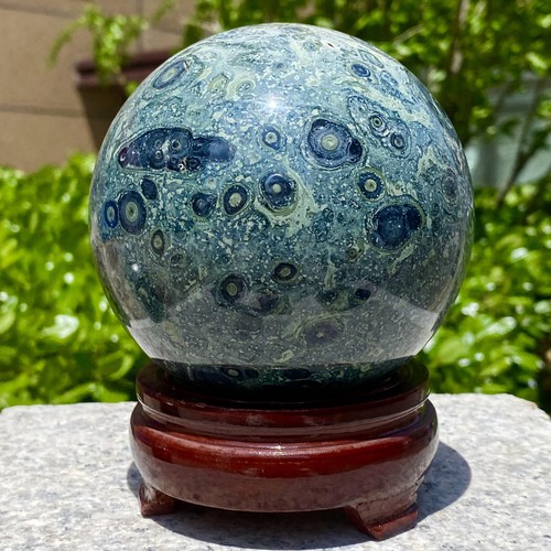 3.61LB Natural Peacock's eye Crystal Polishing Stone ball Healing - 第 4/12 張圖片