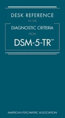 Desk Reference to the Diagnostic Criteria from Dsm-5-Tr(r) Paperback - Imagen 1 de 2