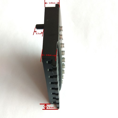 Fan Fretted 8 Strings Headless Electric Guitar Bridge with Nut BJ-541 - Picture 7 of 10