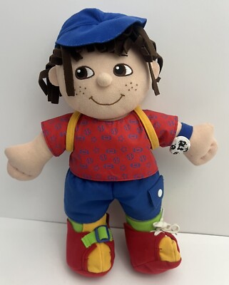 Kidoozie Learn to Dress Me 15'' Plush Doll Kids Dressing Skills Button Zipper