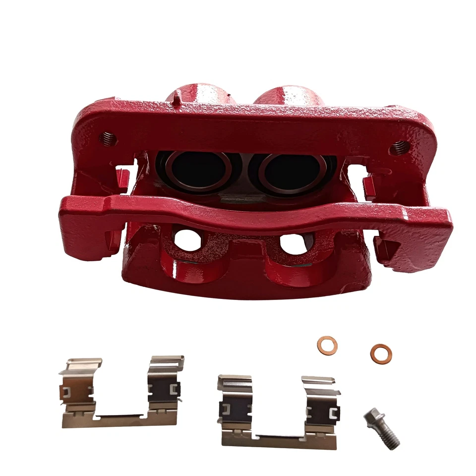 S4918A Red Caliper Front For Chevy Silverado 1500 07-18 GMC Sierra 1500 Cadillac — 第 4/4 张图片