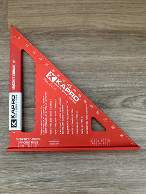 KAPRO Masonry Rafter Square 9'' BRAND NEW Model 447