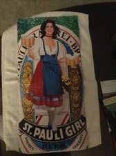 Paper Advertising Sheet For St. Pauli Girl Beer, Bremen, Germany,22.5”LX I1”W 