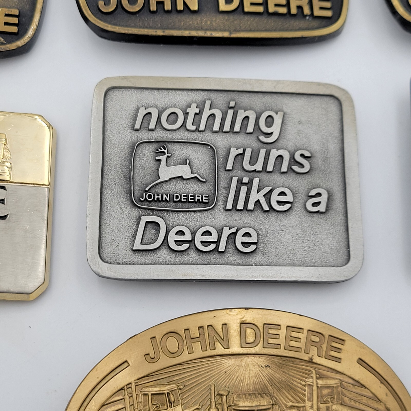 Vintage John Deere Belt Buckles 1970s 1980s Combine … Gem